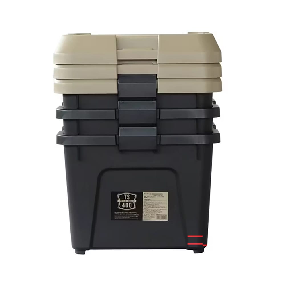JEJ Astage 25L Tough Trunk, Beige/Black