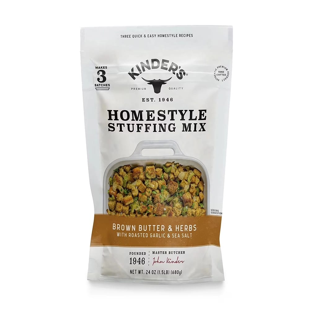 Kinder's Homestyle Brown Butter and Herbs Stuffing Mix, 24 oz