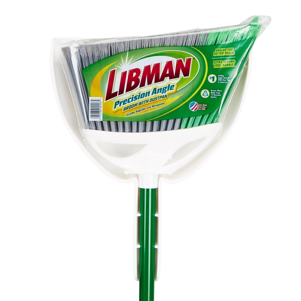 Libman Precision Angle Broom with Dustpan