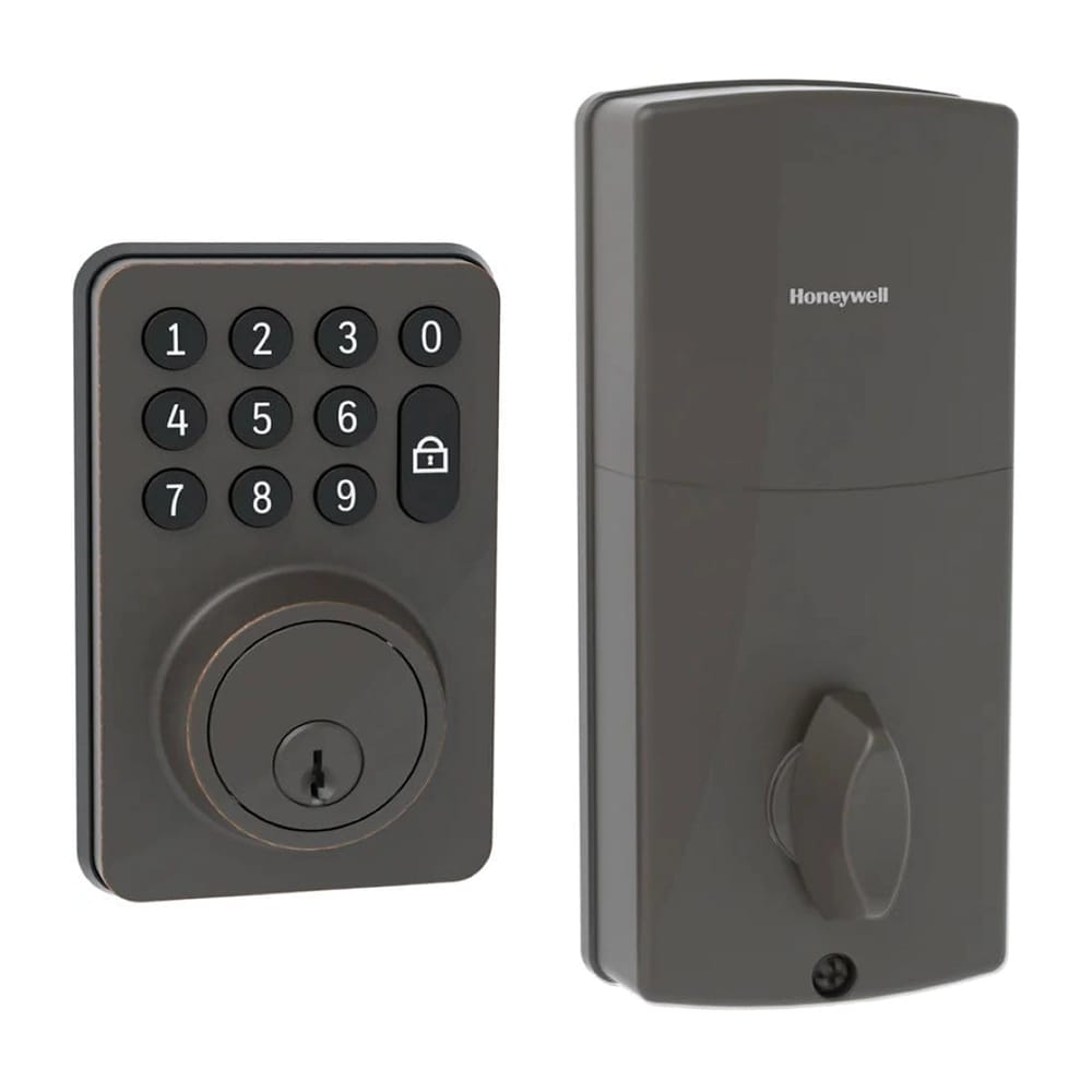 Honeywell Digital Deadbolt with Electronic Keypad, Oil Rubbed Bronze