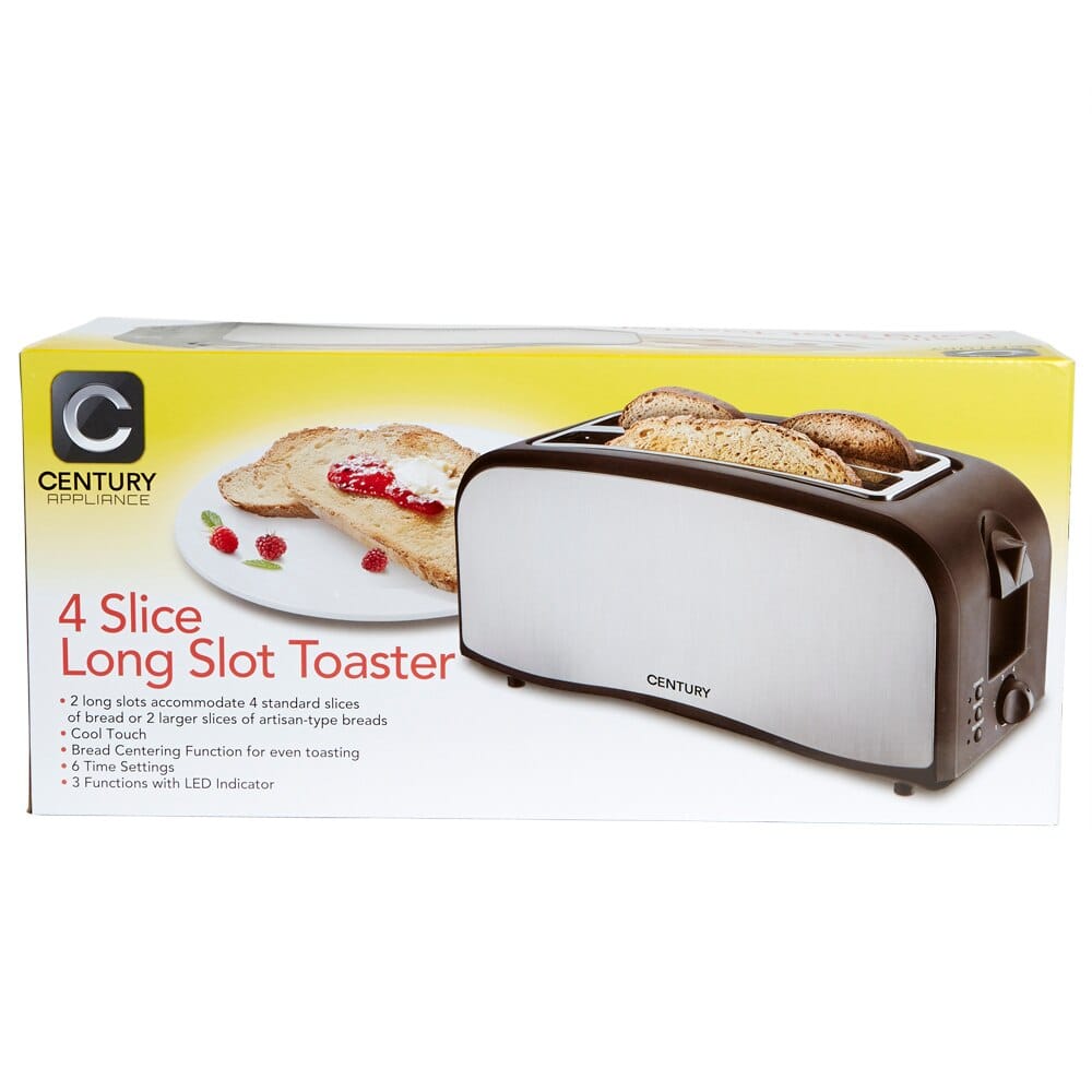 Century 4 Slice Long Slot Toaster