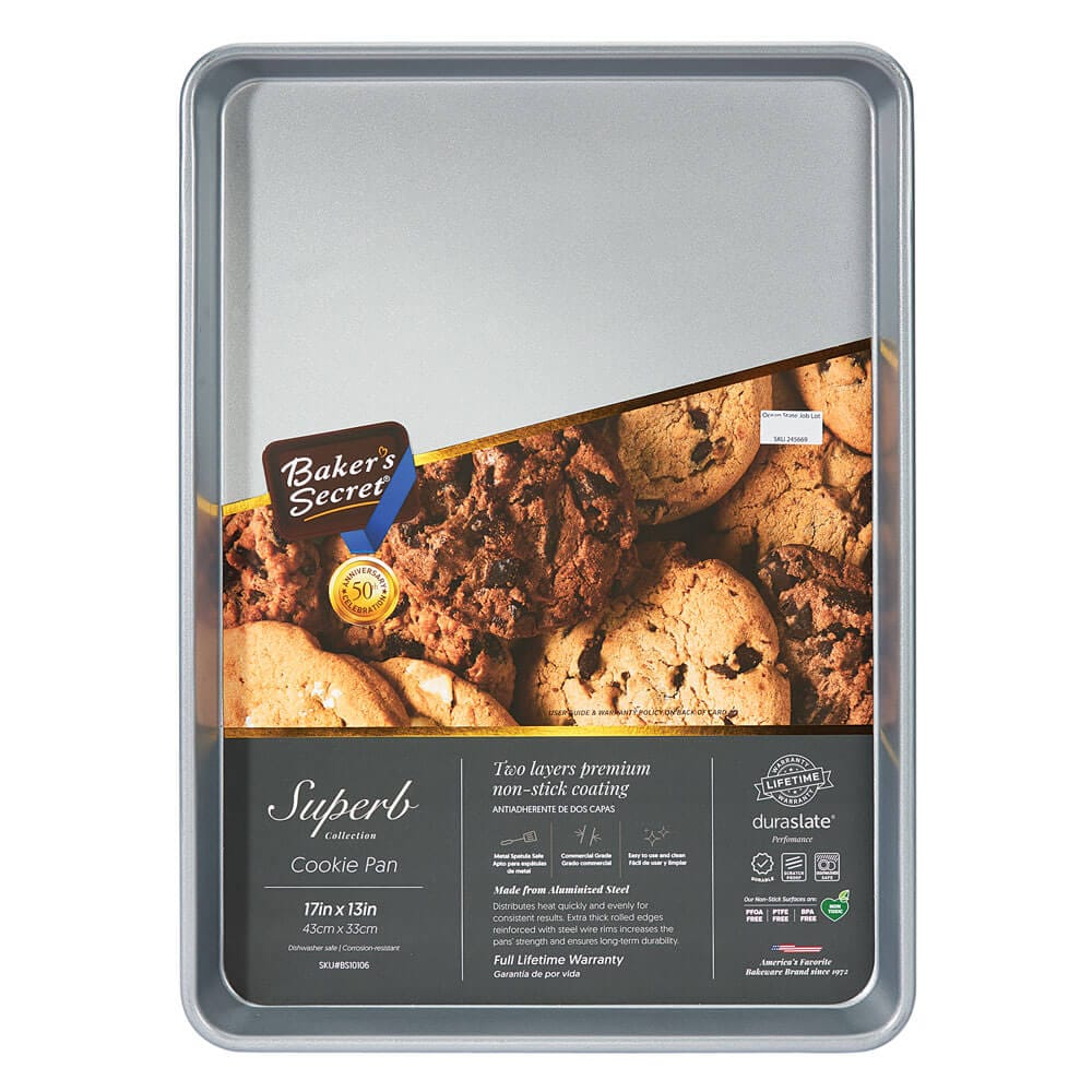 Baker's Secret Superb Collection Large Cookie Pan, 17"x13"