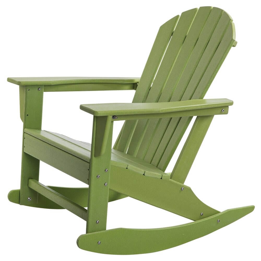 All-Weather Adirondack Rocking Chair, Green