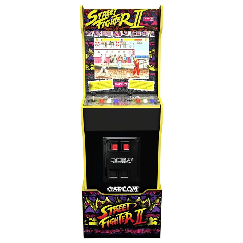 Arcade1up Capcom Legacy Street Fighter II with Riser