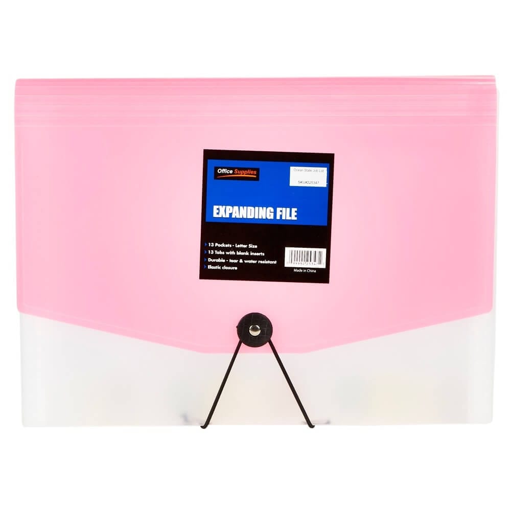 Office Supplies Expanding File Folder