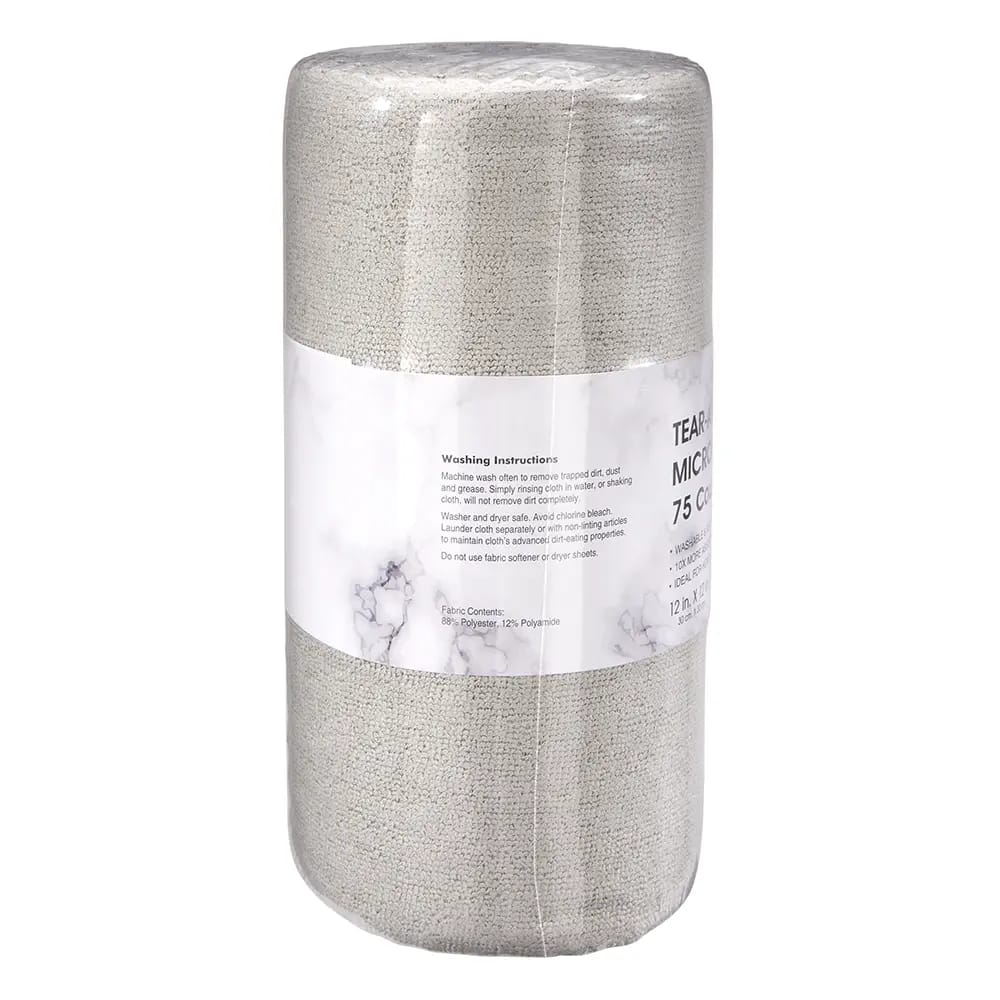 Tear-Away Microfiber Cleaning Cloth, 75 ct.