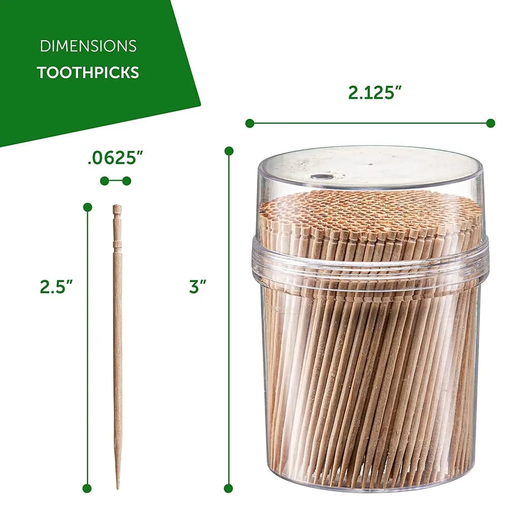 Prestee Wooden Toothpicks , 2,000 ct, 64-Pack