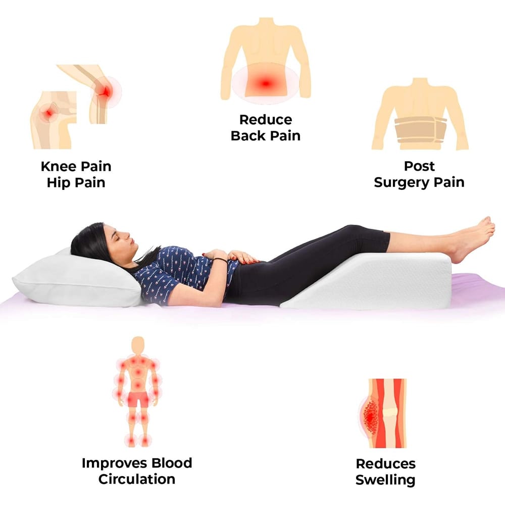 Ebung Memory Foam Leg Elevation Pillow