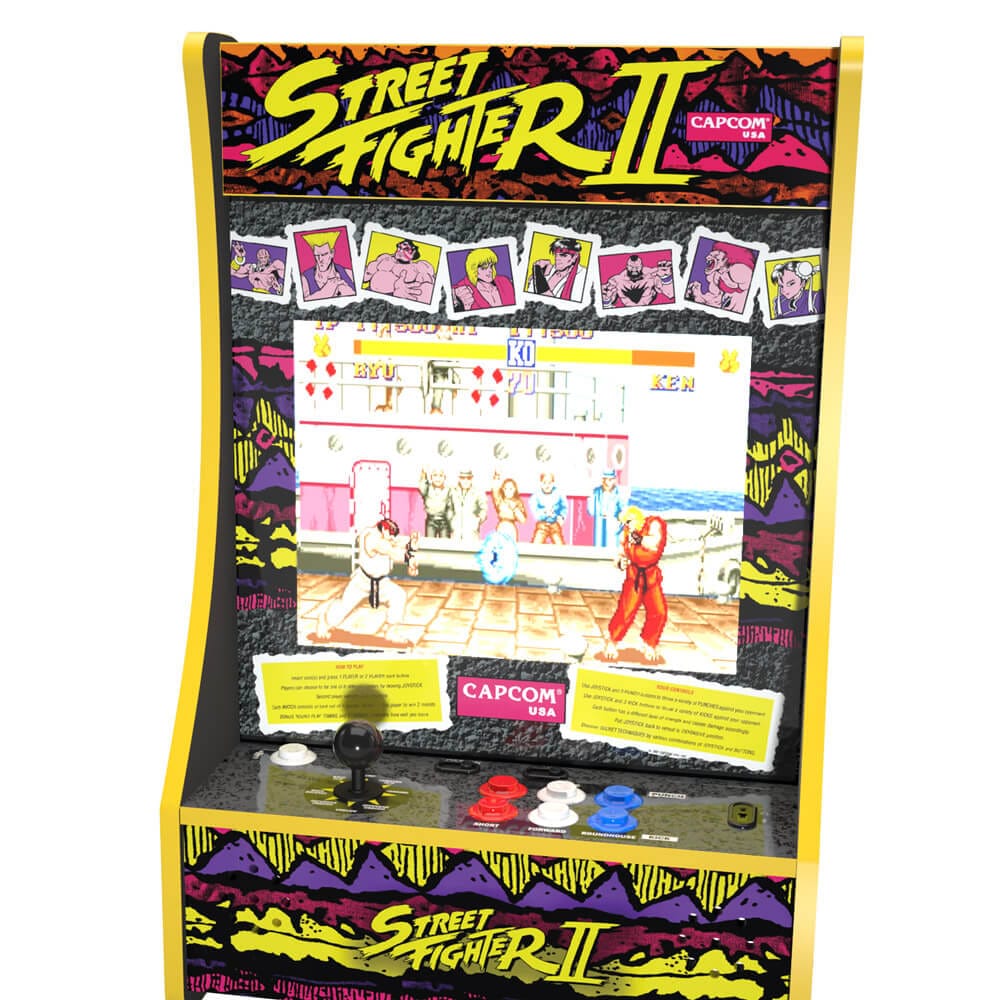 Arcade1Up Street Fighter 8-in-1 Party-Cade
