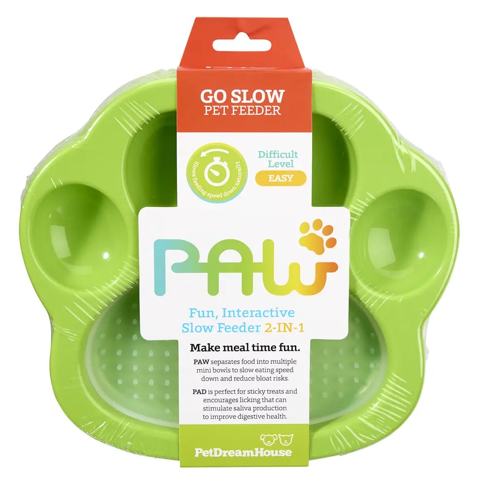 Pet Dream House Mini 2in1 Paw Slow Feeder and Lick Mat