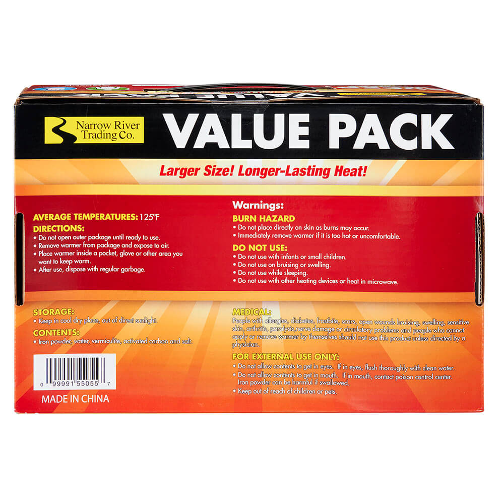 Narrow River Trading Co. Super Warmers Value Pack, 30 Piece