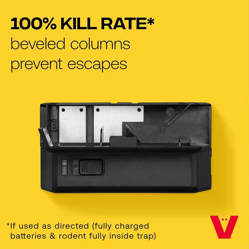 Victor Battery-Powered Instant-Kill Indoor Electronic Mouse Trap, 2 Pack