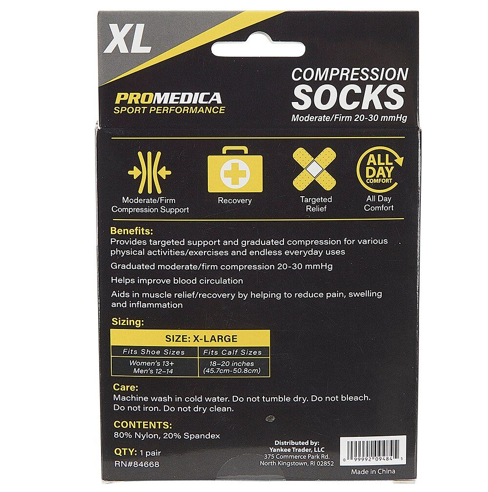 Promedica Sport Performance Uni-Sex Compression Socks, X-Large