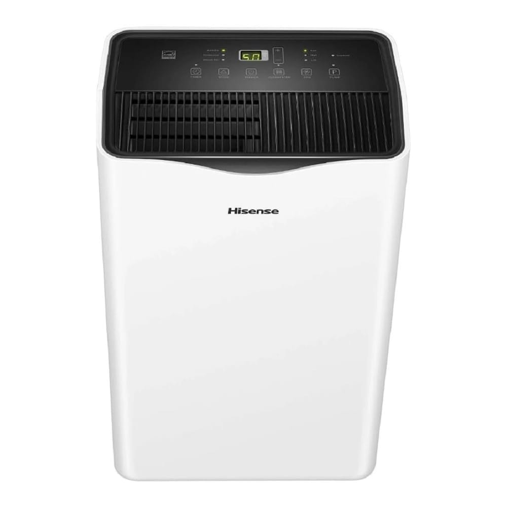 Hisense 50 Pint 3-Speed Dehumidifier with Built In Pump, White