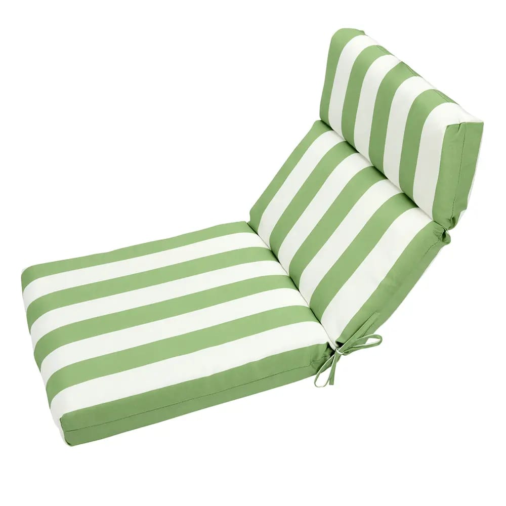 Chair Cushion, Green Striped