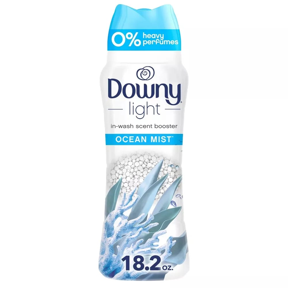 Downy Light Ocean Mist In-Wash Scent Booster Beads, 18.2 oz