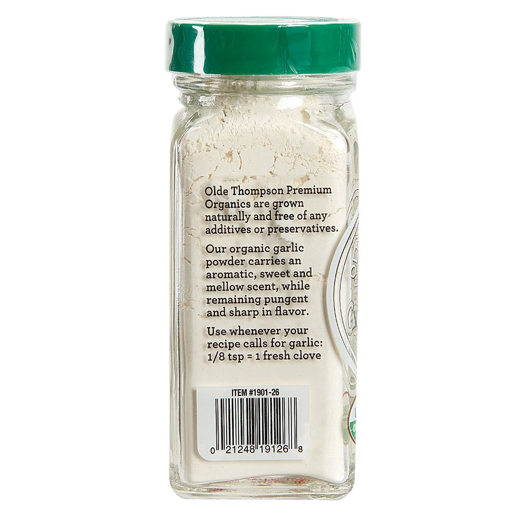 Olde Thompson Organic Garlic Powder, 2.3 oz