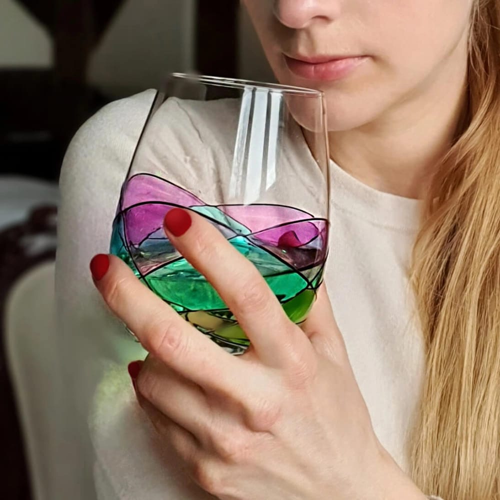 Morven Scotland Aurora Stemless Wine Glass