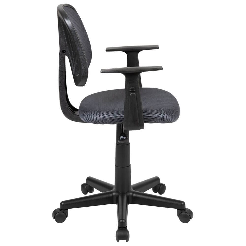 Mid-Back Mesh Swivel Office Chair, Gray