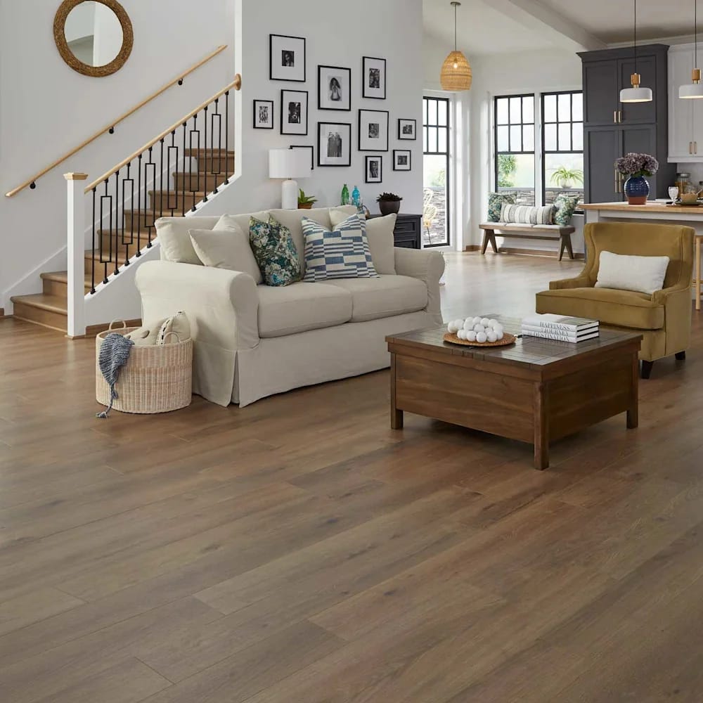 Duravana 8mm Hazelton Oak Waterproof Hybrid Resilient Flooring, Brown, 21.1 sq. ft. ($3.55/sq. ft.)