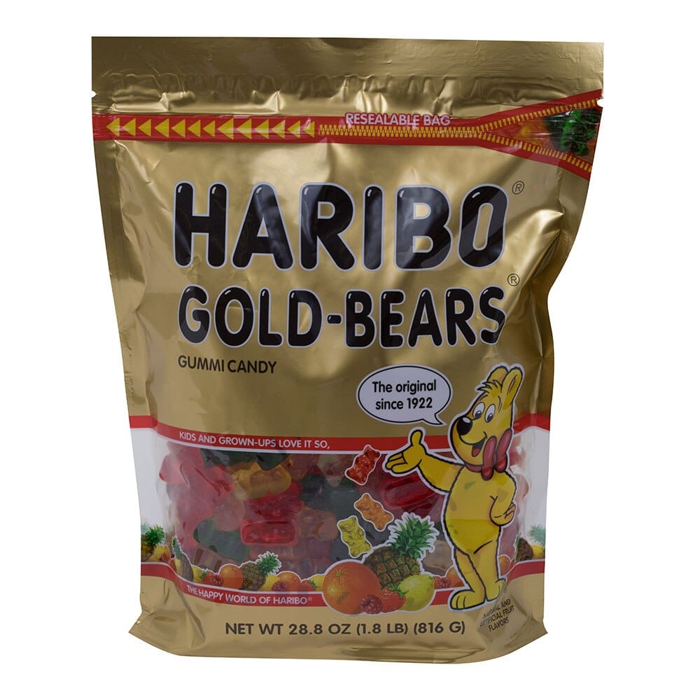 Haribo Gold-Bears Gummi Candy, 28.8 oz