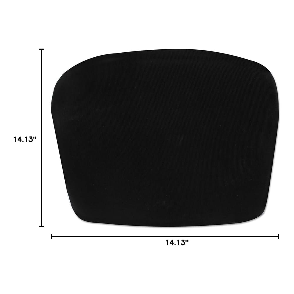 Alera Cooling Gel Memory Foam Backrest, Black