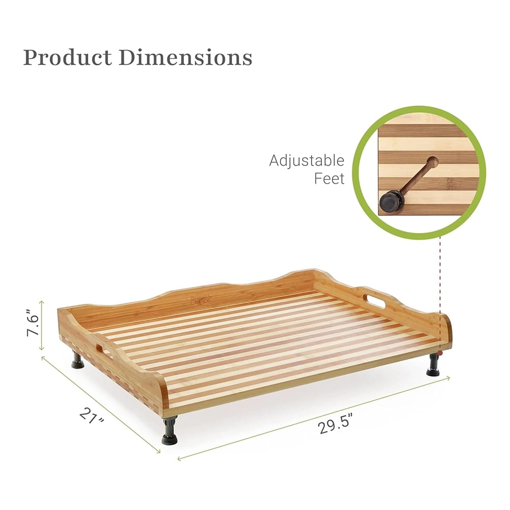 Prosumer's Choice Bamboo Stove Top Cover, 29.5" x 21"