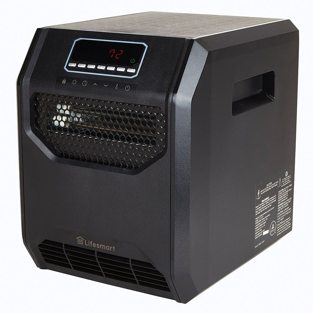 Lifesmart 6-Element Infrared Quartz Heater with UV Light