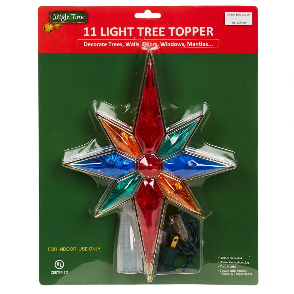 Jingle Time Liberty Longstar Lighted Tree Topper