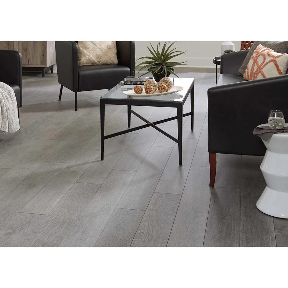 Duravana 8mm Night Heron Oak Waterproof Hybrid Resilient Flooring, Gray, 22.1 sq. ft. ($3.39/sq. ft.)