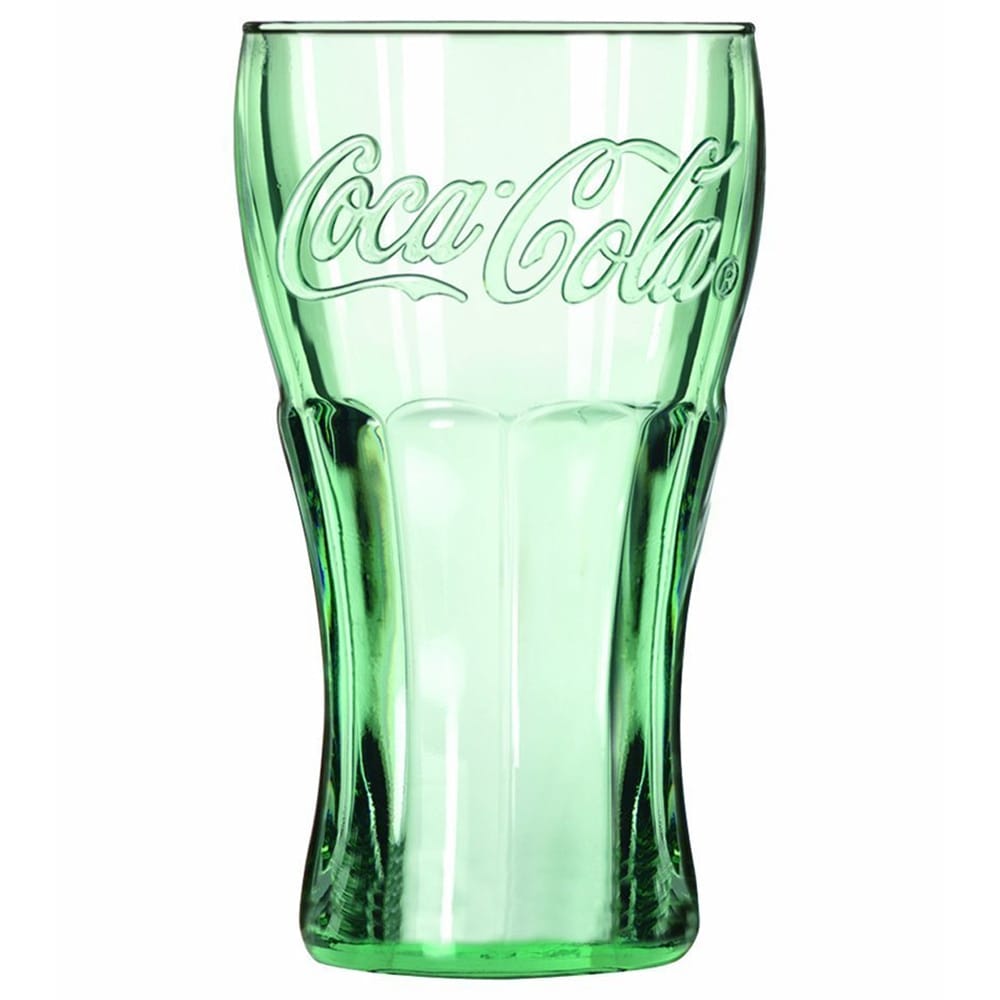 Libbey Glass Genuine Coca-Cola Tumbler, Case of 12, Georgia Green