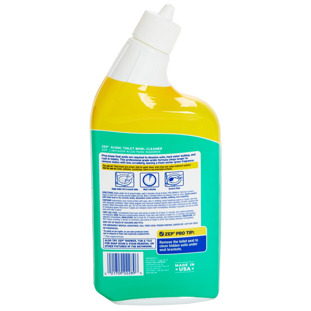 ZEP Acidic Toilet Bowl Cleaner, 32 Oz