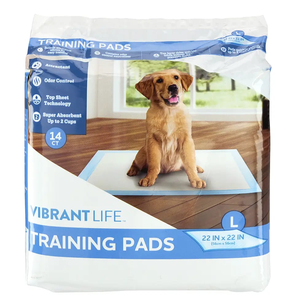 Vibrant Life Puppy Pads, 22" x 22", 14 ct.