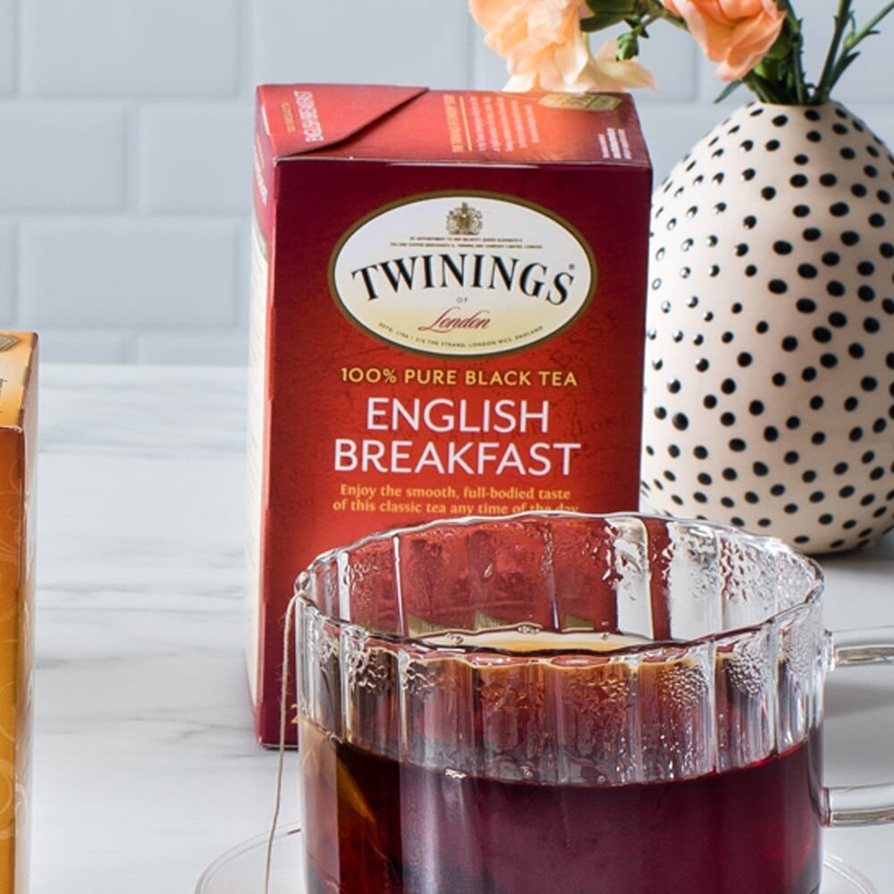 Twinings of London English Breakfast Black Tea Bags, 20 Count