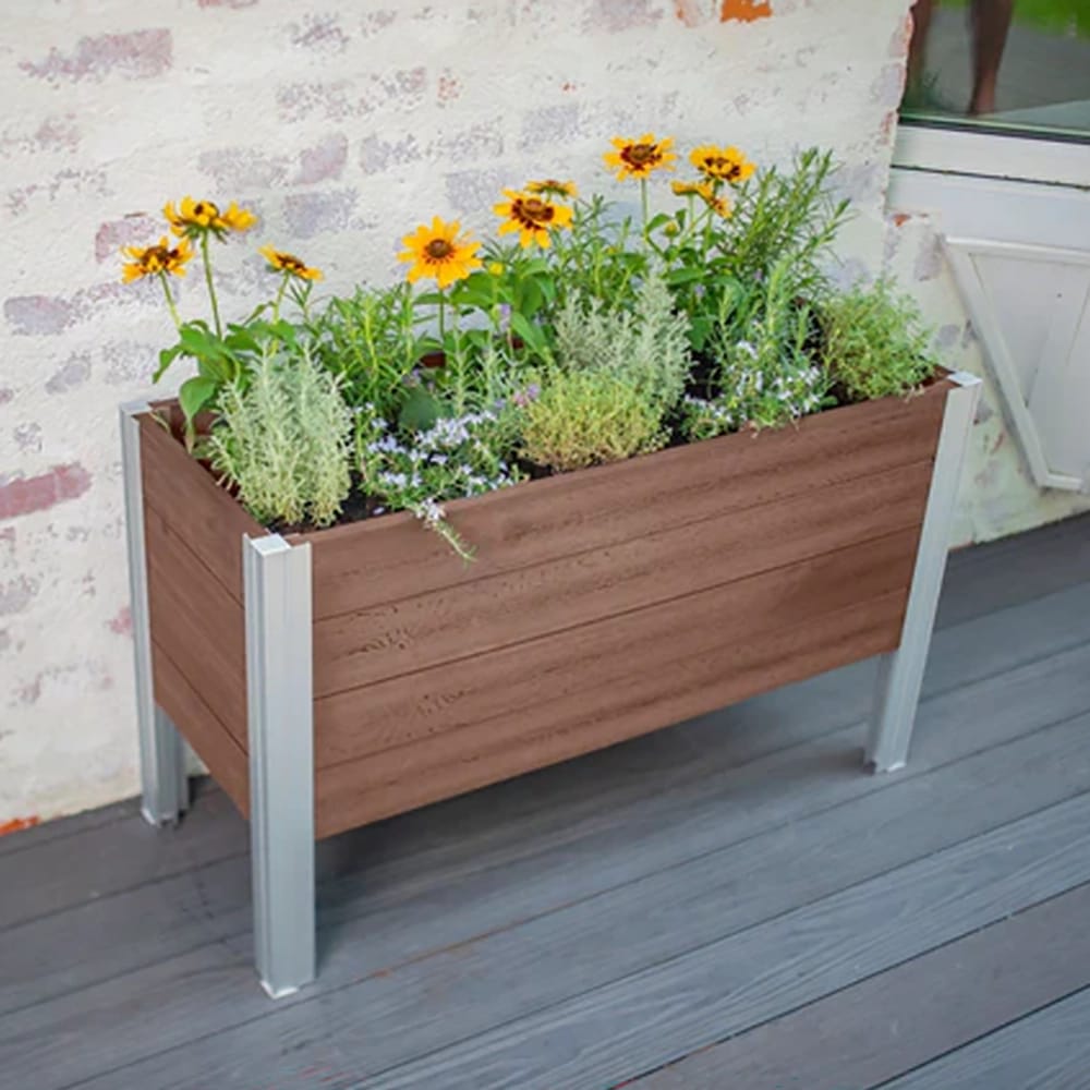 Vita Urbana Greens Elevated Garden, Espresso