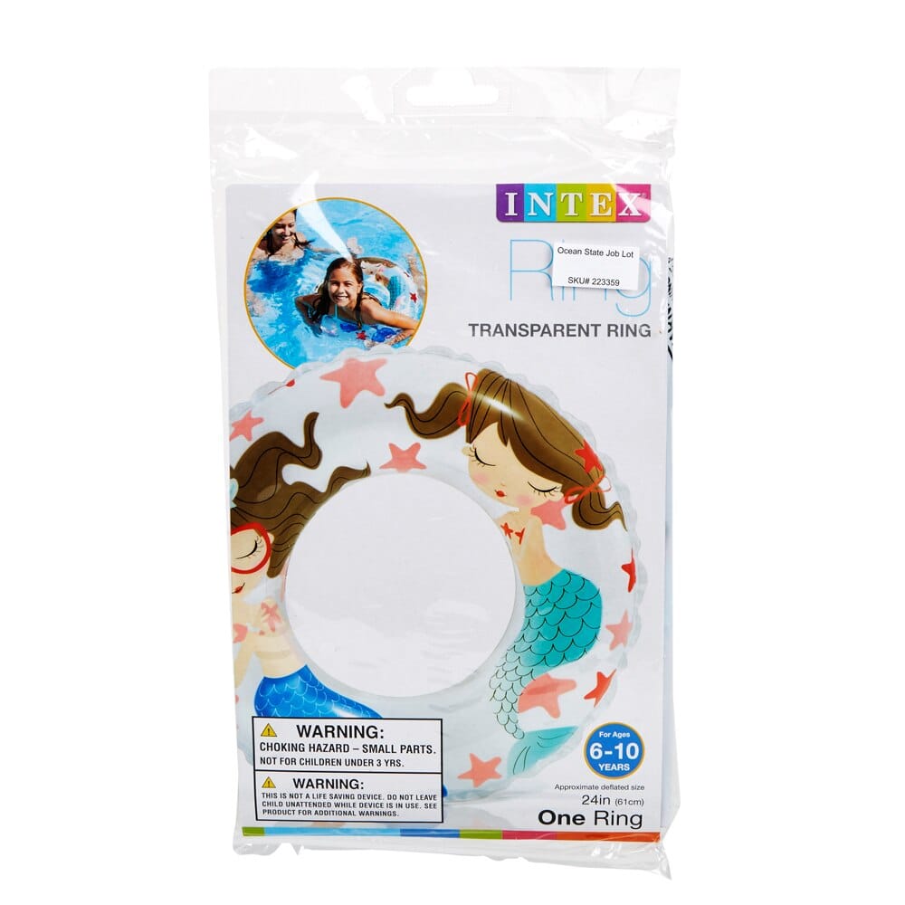 Intex Inflatable Transparent Ring float