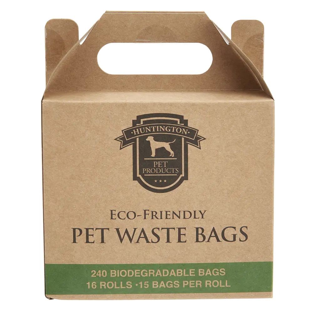 Huntington Pet Products Eco-Friendly Pet Waste Bags, 240 Count