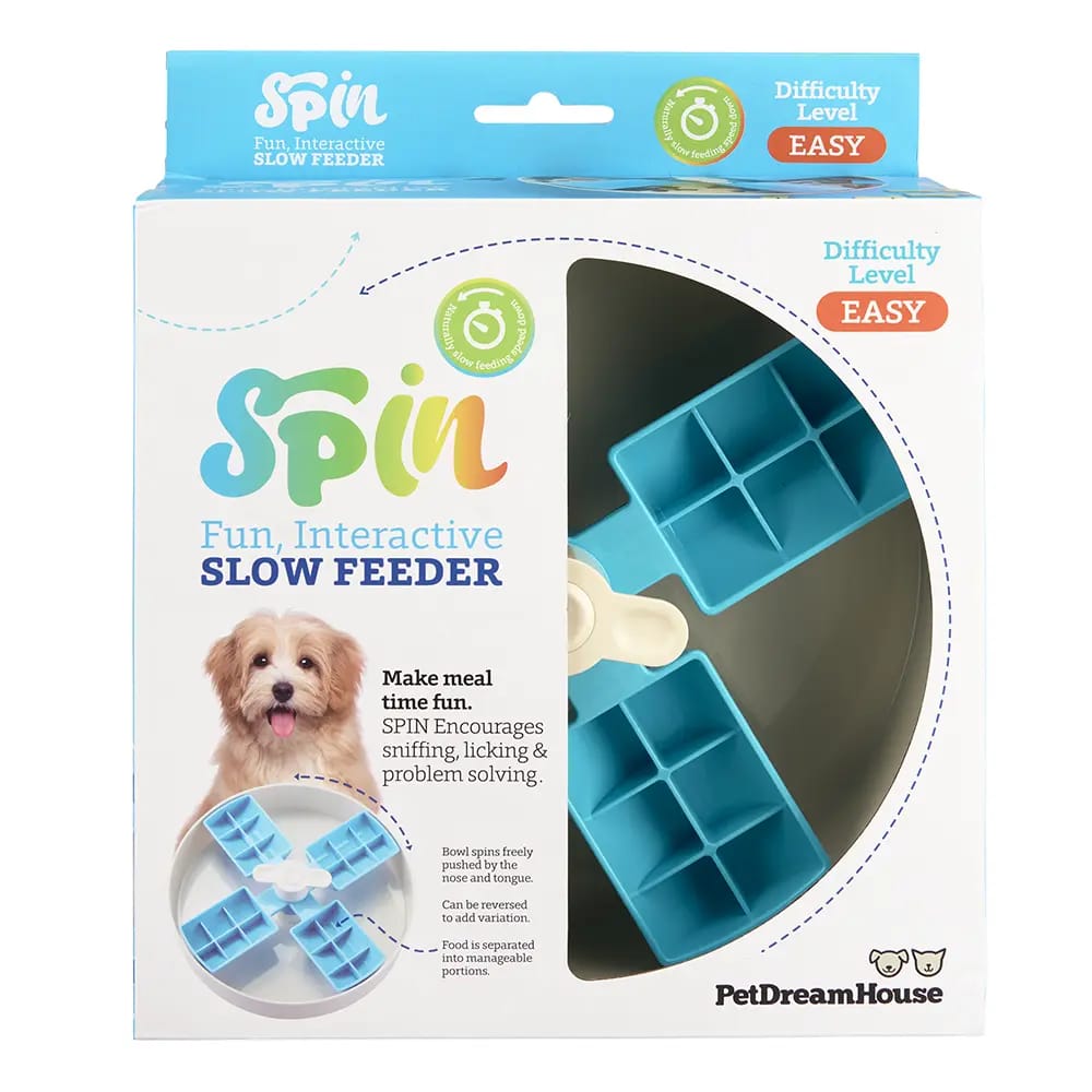 Pet Dream House Spin Bowl Interactive Feeder