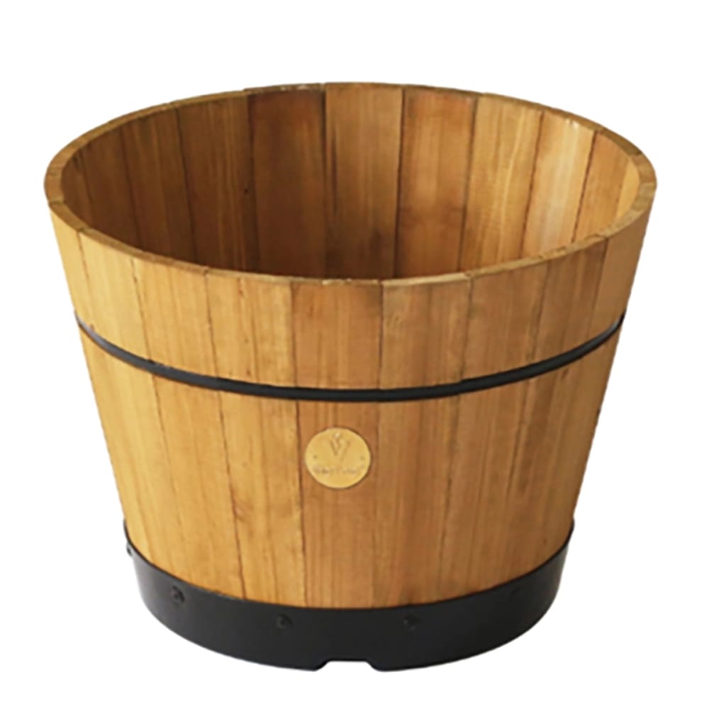 VegTrug Whisky Barrel Planter, 15in.