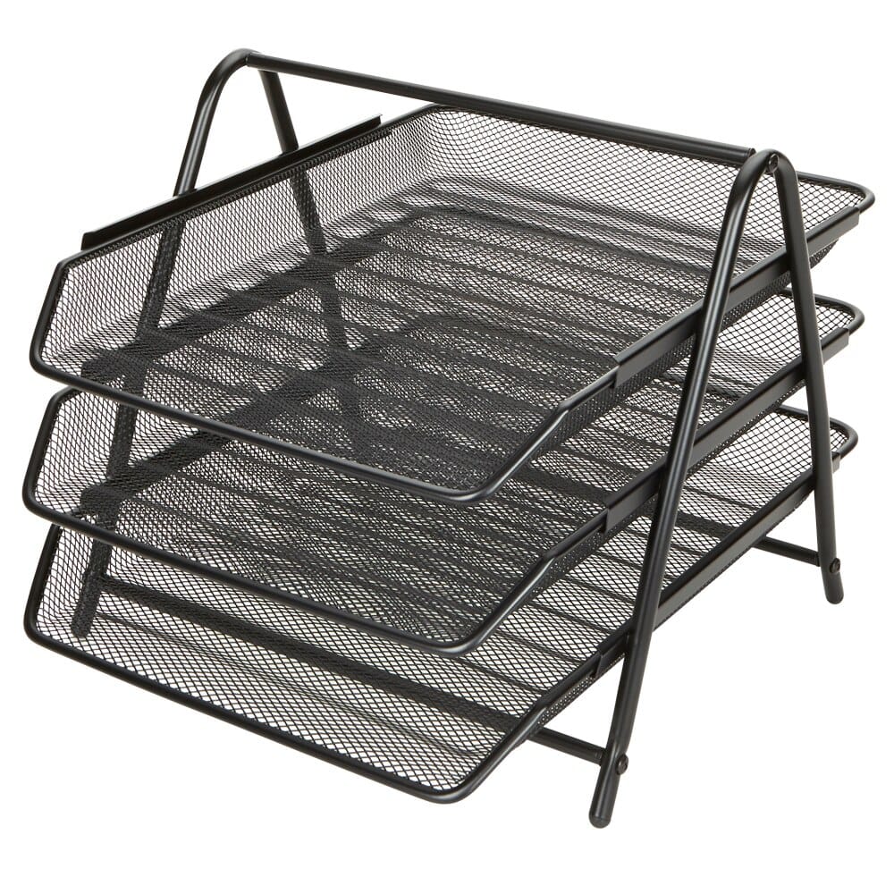 3-Tiered Wire Mesh Tray File