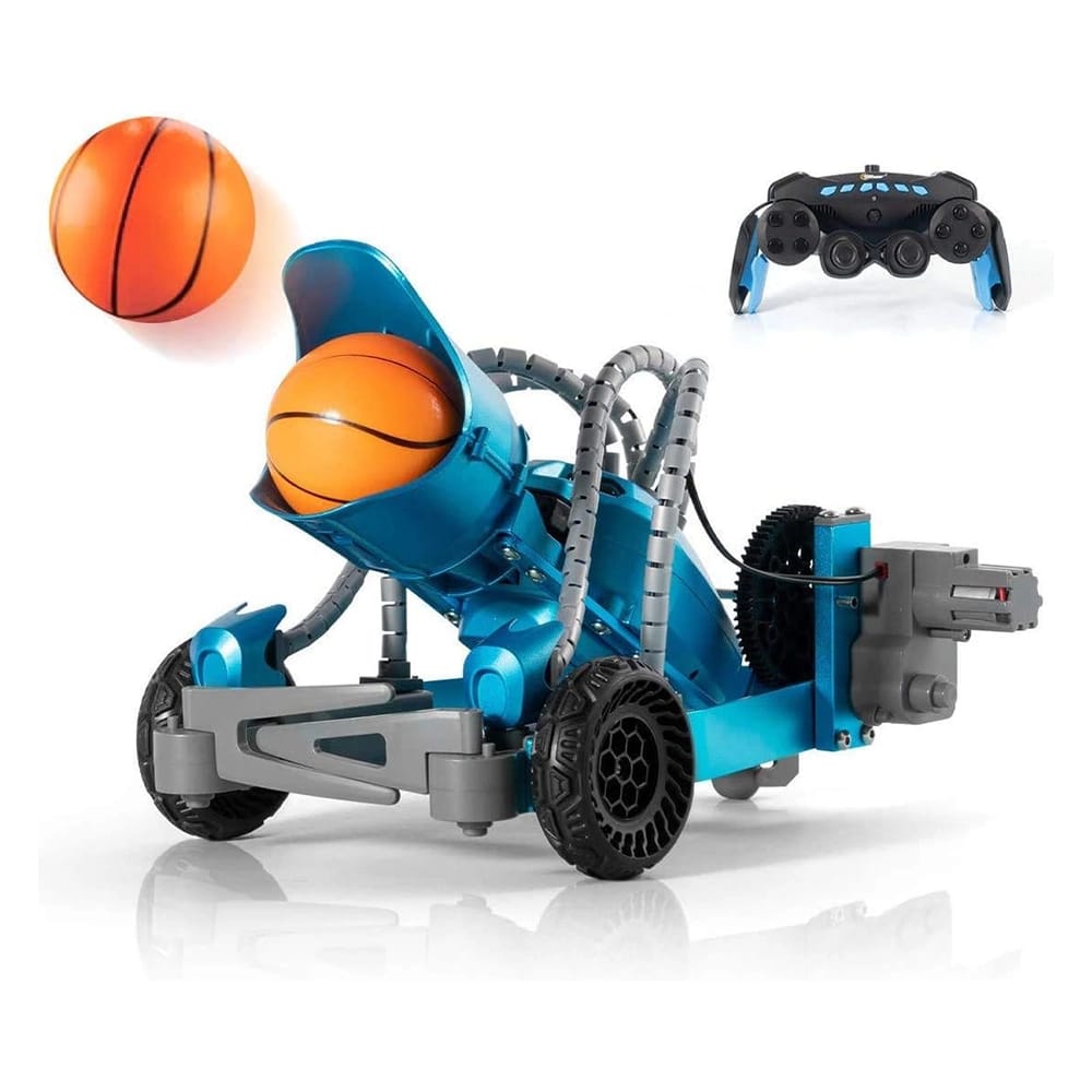 Top Race DIY Robotic Catapult, Blue/Gray