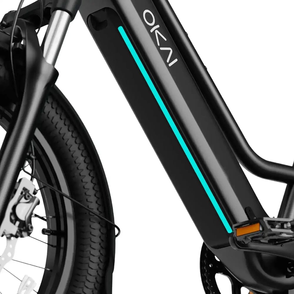 Okai E-Kargo Cargo Utility eBike, Black