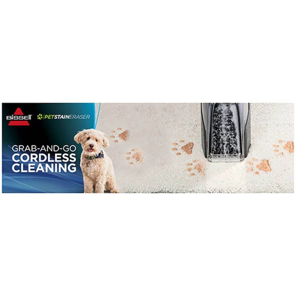 BISSELL Pet Stain Eraser Cordless Portable Carpet Cleaner (Factory Refurbished)