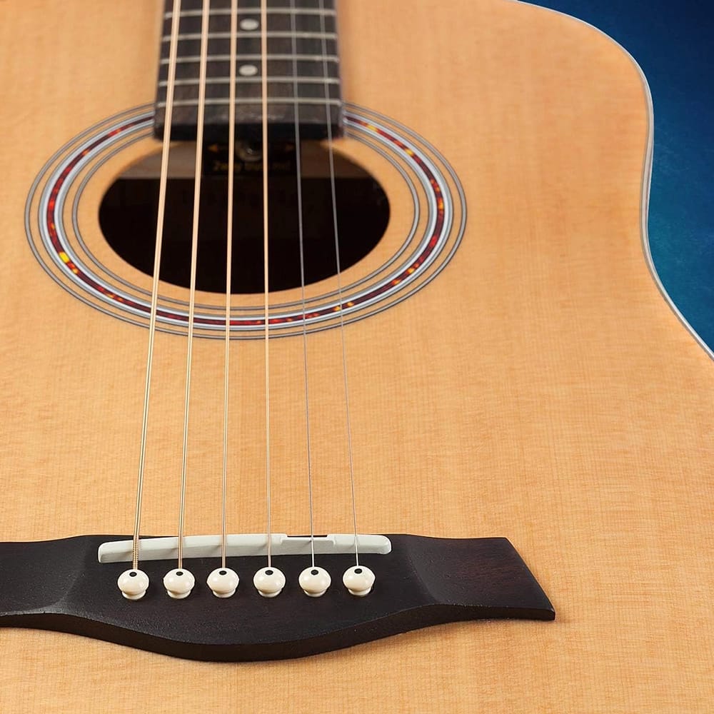 Hola! Music Acoustic Guitar, Natural Satin Finish