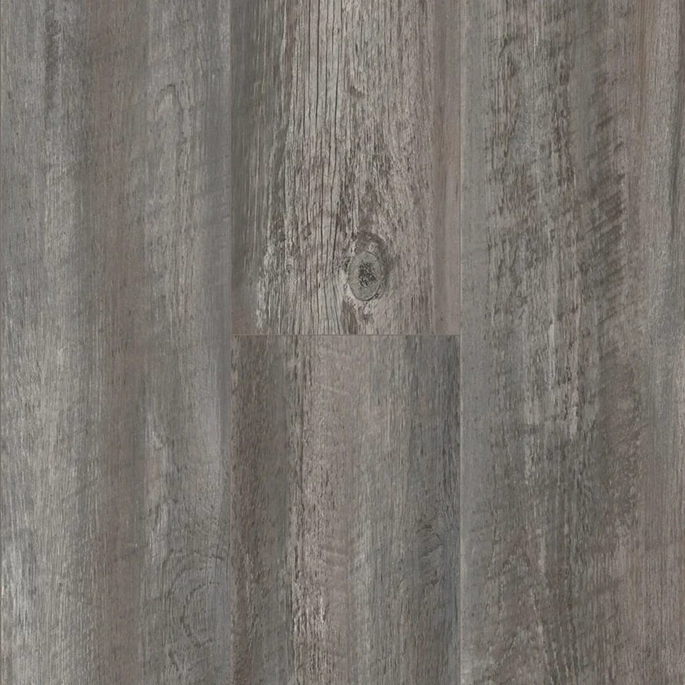 CoreLuxe 7mm Rushford Canyon Pine Waterproof Rigid Vinyl Plank Flooring, Gray, 23.6 sq. ft. ($4.24/sq. ft.)