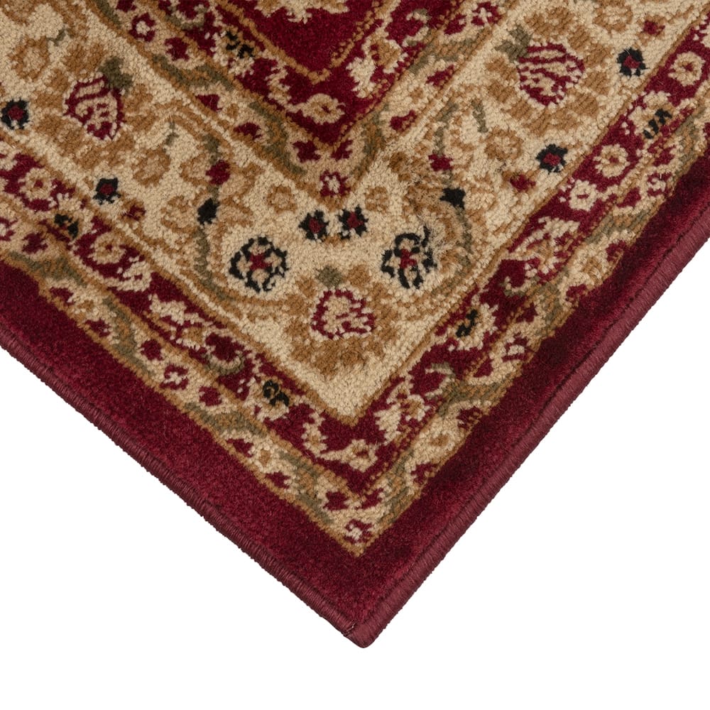 Avalon 26" x 25' Stair Runner, Marash Red
