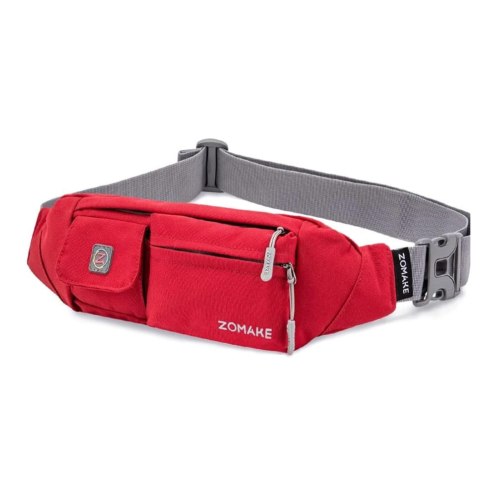 ZOMAKE Small Crossbody Fanny Pack, Red