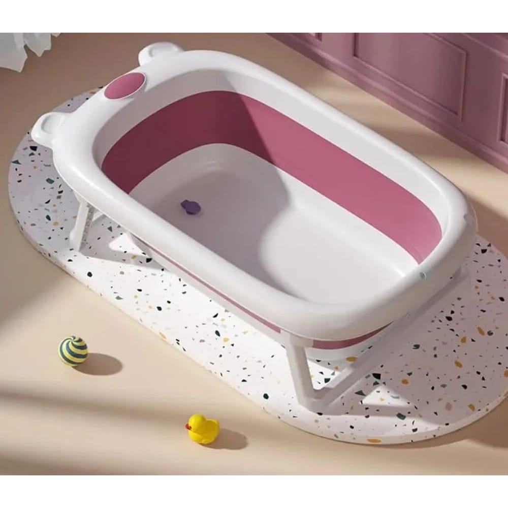 Childlike Behavior Baby Bathtub, Pink/White