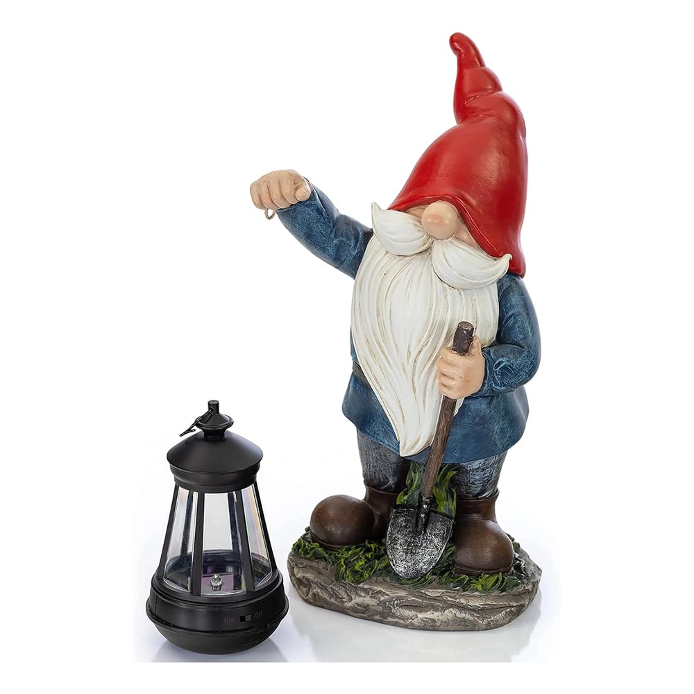 VP Home Garden Gnome with Lantern