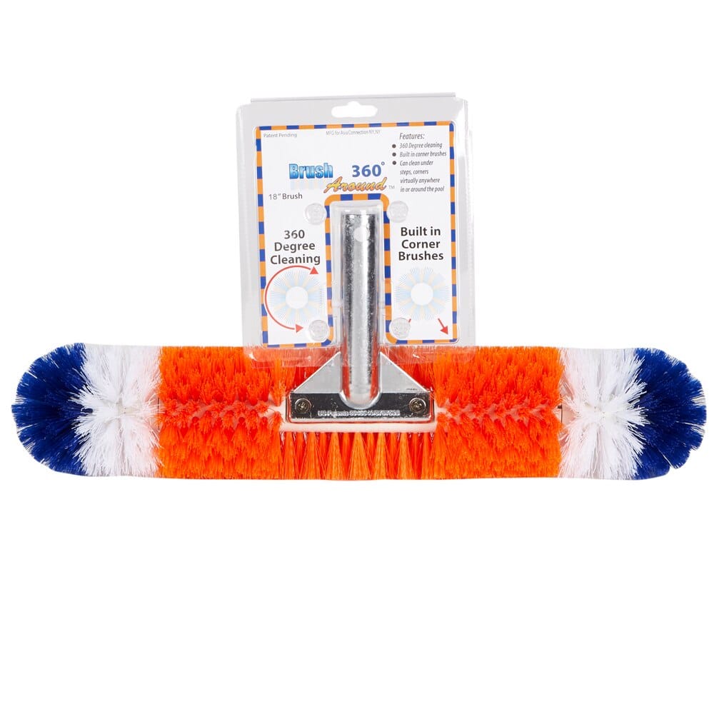 Brush Around 360° Pool Brush, 18"